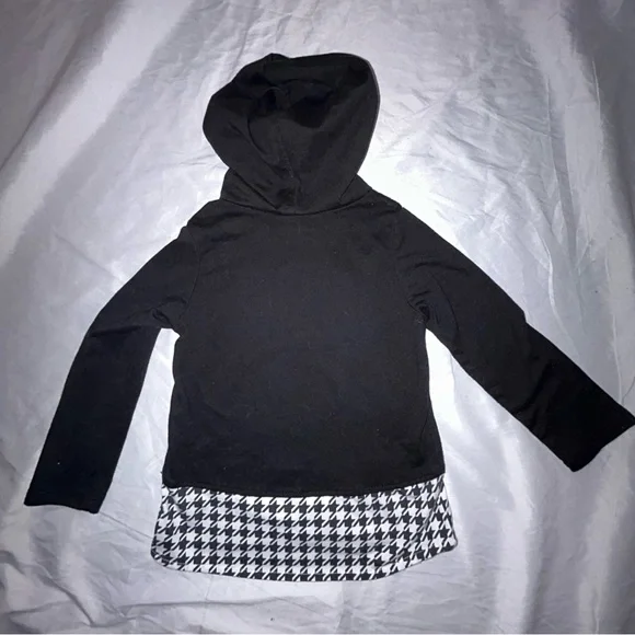 Garanimals Toddler 3T Girls Smiley Emoji Hooded Long Sleeve Shiny Holographic - Picture 2 of 5